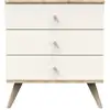 Image de Commode 3 tiroirs avec pieds bois