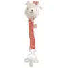 Image de Attache -tétine en coton bio et bouclette