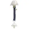 Image de Attache -tétine en coton bio et bouclette