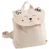Image de Sac à dos maternelle en velours côtelé avec oreilles