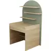 Image de Bureau enfant - décor bois chêne sépia forme arche