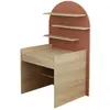 Image de Bureau enfant - décor bois chêne sépia forme arche