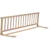Image de Barrière de lit pour enfant 120x35x31 cm naturel