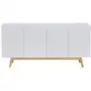 Image de Bahut home 4 portes 2 tiroirs / blanc