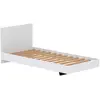Image de Lit effet bois blanc 90 x 190 cm