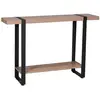 Image de Console, noir et effet bois clair, l. 120cm