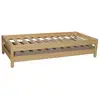 Image de Ensemble de 2 lits empilables en tilleul 90x190 cm