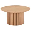 Image de Table basse décor chêne artisan diamètre 80 cm