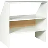 Image de Meuble de rangement sous pente, blanc