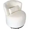 Image de Fauteuil pivotant 360° blanc