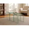 Image de Tables gigognes verre trempé transparent