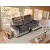 Image de Canapé relaxation microfibre 3 places gris anthracite