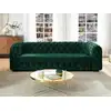 Image de Canap © fixe velours 3 places vert sapin