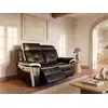 Image de Canapé relaxation cuir 3 places noir