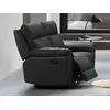 Image de Canapé relaxation cuir 2 places noir
