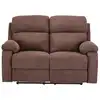 Image de Canapé relaxation polyester 2 places marron}