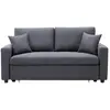 Image de Canapé convertible 3 places gris anthracite