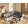 Image de Canapé d'angle polyester 5 places gris