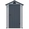 Image de Cabane de jardin gris clair, gris anthracite