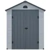 Image de Cabane de jardin gris clair, gris anthracite