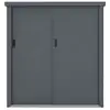 Image de Armoire de jardin acier gris anthracite