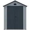 Image de Cabane de jardin polypropylène gris clair