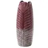 Image de Vase décoratif en céramique violet foncé h33