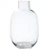 Image de Vase décoratif arrondi en verre transparent h28