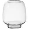 Image de Vase décoratif en verre transparent h23