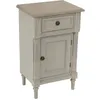 Image de Table de chevet en bois gris