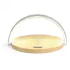 Image de Lampe de chevet tactile 2 en 1 en ABS marron