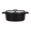 Image de Cocotte ovale en fonte noir