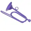 Image de Suspension de noël décorative trompette en fer violet L10