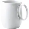 Image de Mug en porcelaine blanche - Lot de 6