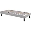 Image de Sommier tapissier en kit gris 90 x 200 cm