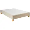 Image de Sommier tapissier 20 cm beige 90 x 190 cm