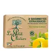 Image de Le Petit Olivier Savonnettes Extra Douce Verveine Citron Lot de 2 x 100g