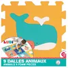 Image de 9 Dalles animaux mousse a assembler