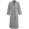Image de Peignoir mixte kimono en coton gris perle m