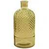 Image de Vvase bouteille en verre recyclé miel 28 cm