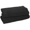 Image de Llot de 2 draps de bain 500 g/m² carbone 70x130 cm