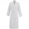 Image de Ppeignoir éponge hommefemme col châle 400 g/m blanc s
