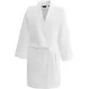 Image de Peignoir court nid d'abeille spa