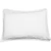Image de Llot de 2 taies d'oreiller en percale lavée blanc 50x70 cm