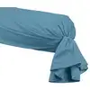 Image de Taie de traversin en percale cobalt 45x185 cm