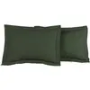 Image de Llot de 2 taies d'oreiller en percale de coto eucalyptus 50x70 cm