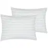 Image de Llot de 2 taies d'oreillers en percale de cot petrol 50x70 cm