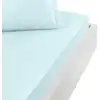 Image de Drap housse en percale de coton nuage 80x200 cm