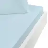 Image de Ddrap housse en coton bonnet 30 cm nuage 180x200 cm