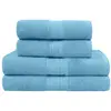 Image de Ensemble de bain 4 pièces en coton cobalt